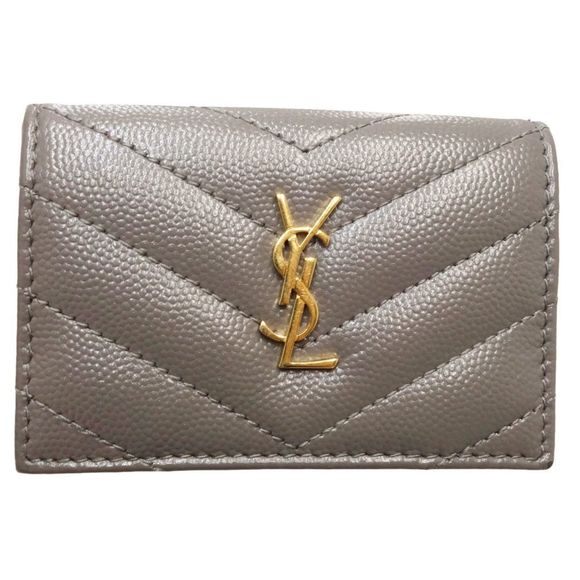 SAINT LAURENT Gray Wallet - Picture 2 of 10